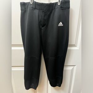 Adidas Aeroready Black Knee Length Baseball Pant